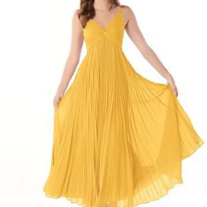 Azazie Raychelle Bridesmaid Dress Marigold A8